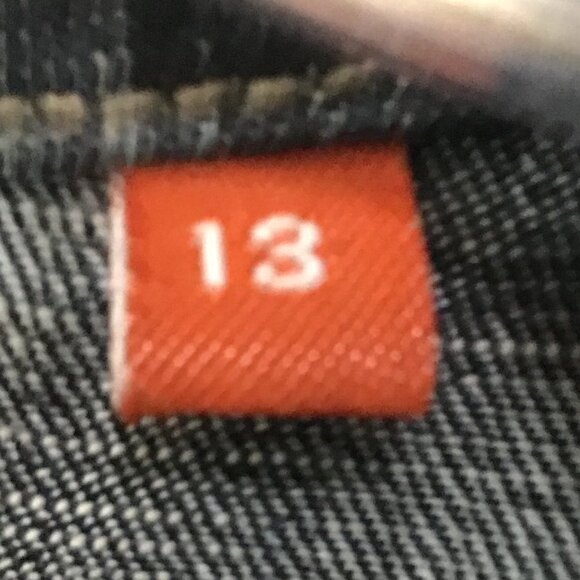 Point Zero Dark Wash Short Sleeve Denim Dress Size 13 - Picture 12 of 13